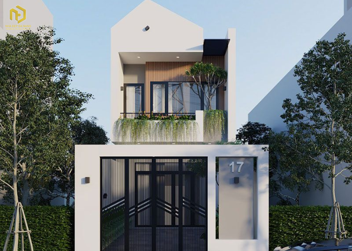 Mẫu mặt tiền nhà ống 2 tầng hiện đại (10) Mẫu mặt tiền nhà ống 2 tầng hiện đại (10)
