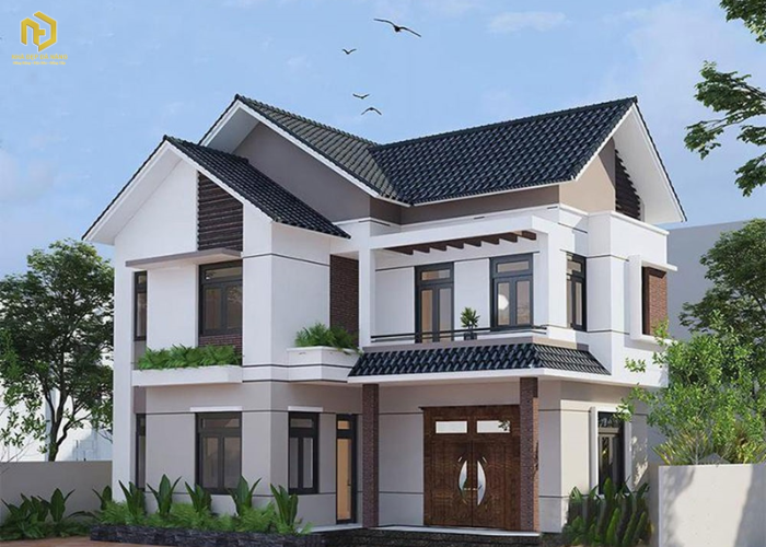 Mẫu nhà 2 tầng chữ L (10) Mẫu nhà 2 tầng chữ L (10)
