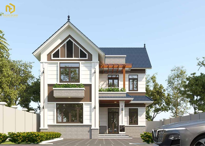 Mẫu nhà 2 tầng chữ L (4) Mẫu nhà 2 tầng chữ L (4)