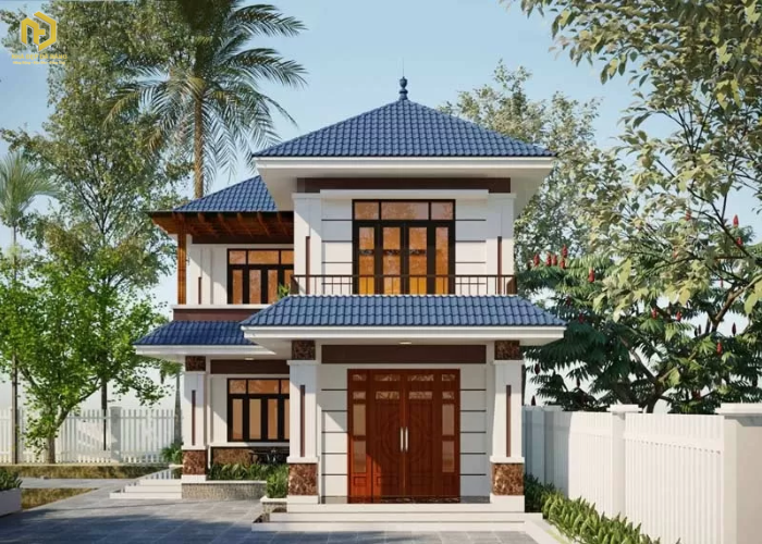 Mẫu nhà 2 tầng chữ L (9) Mẫu nhà 2 tầng chữ L (9)