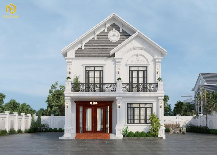Mẫu nhà 2 tầng nông thôn 800 triệu (1)