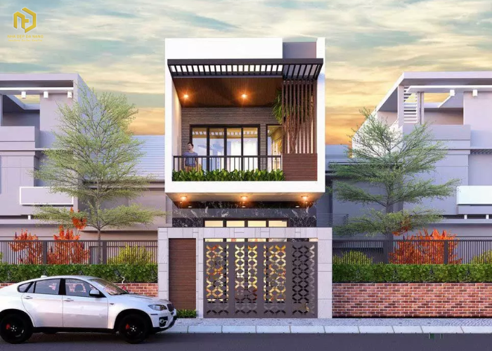 Mẫu nhà ống 2 tầng đẹp ở nông thôn (4)