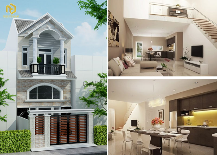Mẫu nhà ống 2 tầng đẹp ở nông thôn (5)