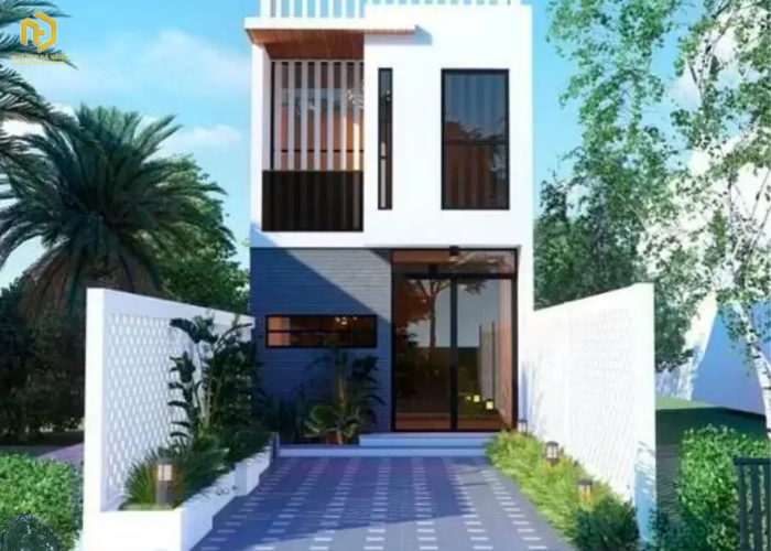 Mẫu nhà ống 2 tầng đơn giản (5) Mẫu nhà ống 2 tầng đơn giản (5)