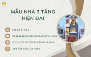 mẫu nhà 3 tầng hiện đại