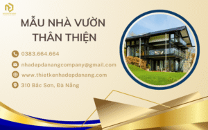 mẫu nhà vườn thân thiện