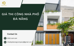Giá thi công nhà phố Đà Nẵng