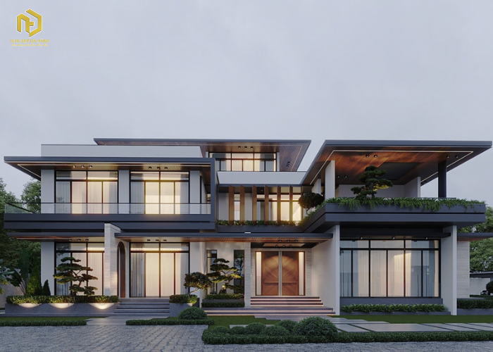Mẫu nhà biệt thự 12 tỷ (8)
