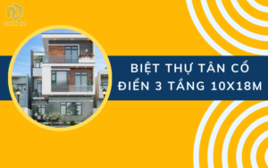 Biệt thự tân cổ điển 3 tầng 10x18m