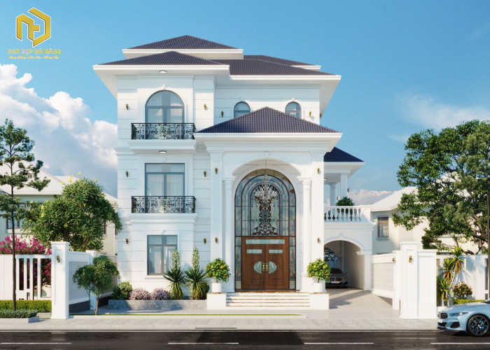 Biệt thự tân cổ điển 3 tầng 10x18m (4) Biệt thự tân cổ điển 3 tầng 10x18m (4)