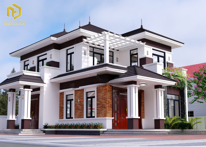 Mẫu biệt thự 2 tầng 120m2 (10) Mẫu biệt thự 2 tầng 120m2 (10)