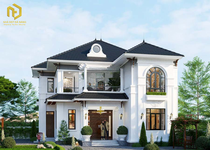 Mẫu biệt thự 2 tầng 120m2 (2) Mẫu biệt thự 2 tầng 120m2 (2)