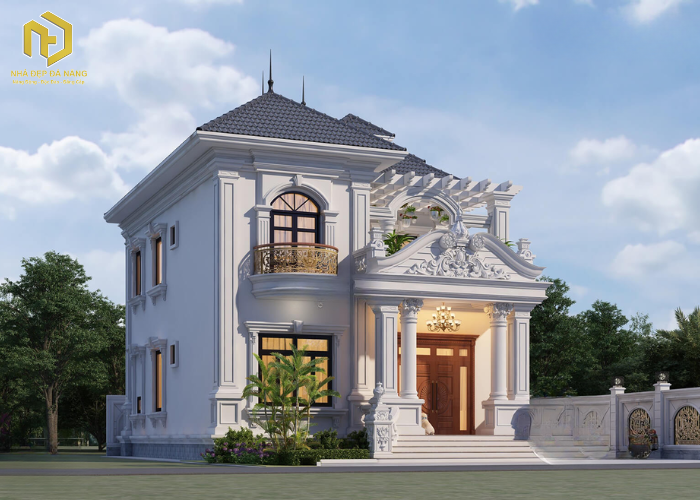 Mẫu biệt thự 2 tầng 120m2 (3) Mẫu biệt thự 2 tầng 120m2 (3)