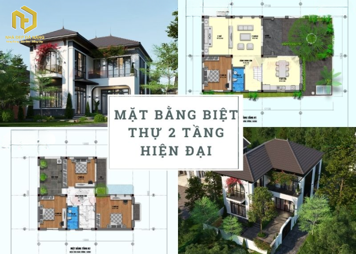 Mẫu biệt thự 2 tầng 120m2 (7) Mẫu biệt thự 2 tầng 120m2 (7)