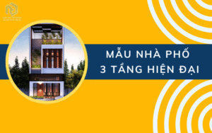 Mẫu nhà phố 3 tầng hiện đại