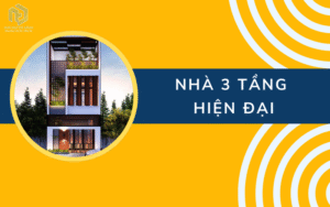 Nhà 3 tầng hiện đại