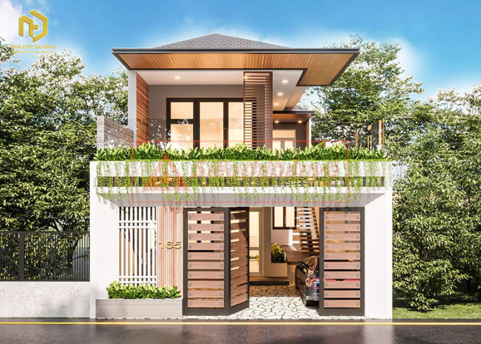 Mẫu nhà đẹp có sân thượng (1) Mẫu nhà đẹp có sân thượng (1)