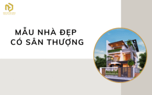 Mẫu nhà đẹp có sân thượng