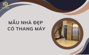 Mẫu nhà đẹp có thang máy