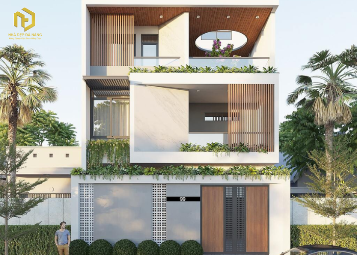 Mẫu nhà đẹp mặt tiền 8m (1)