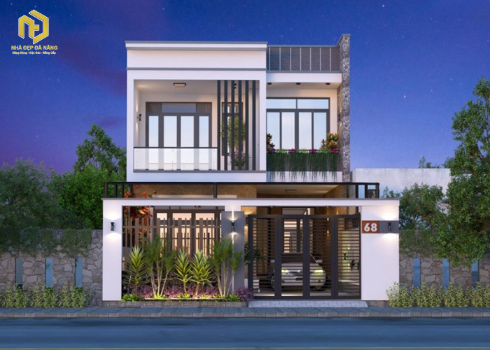 Mẫu nhà đẹp mặt tiền 8m (3)
