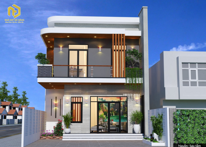Mẫu nhà đẹp mặt tiền 8m (4)