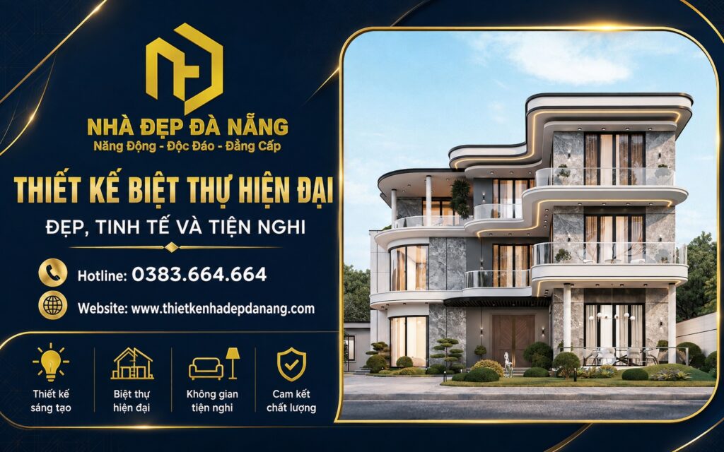 Banner thiết kế biệt thự hiện đại