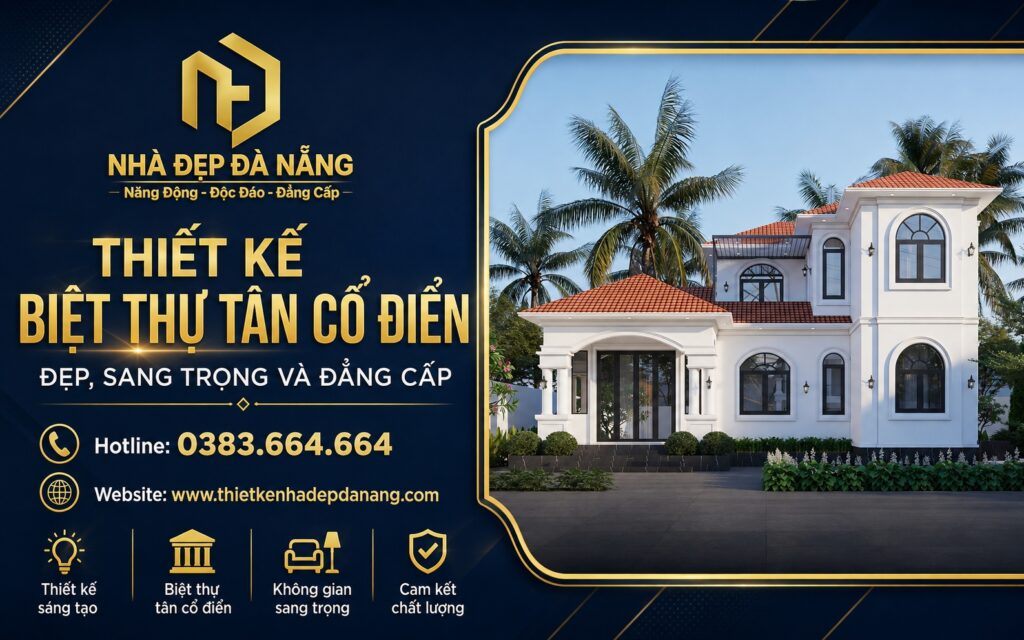 Banner thiết kế biệt thự tân cổ điển
