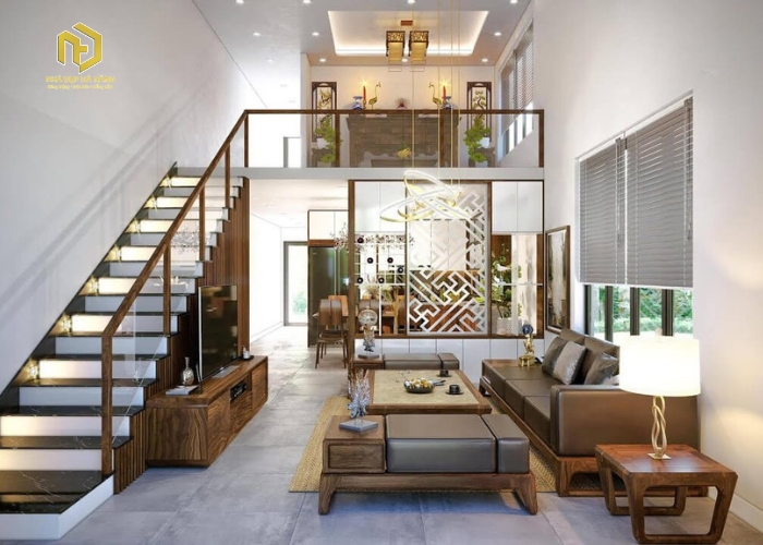Thiết kế nhà cấp 4 mái Nhật có gác lửng Thiết kế nhà cấp 4 mái Nhật có gác lửng