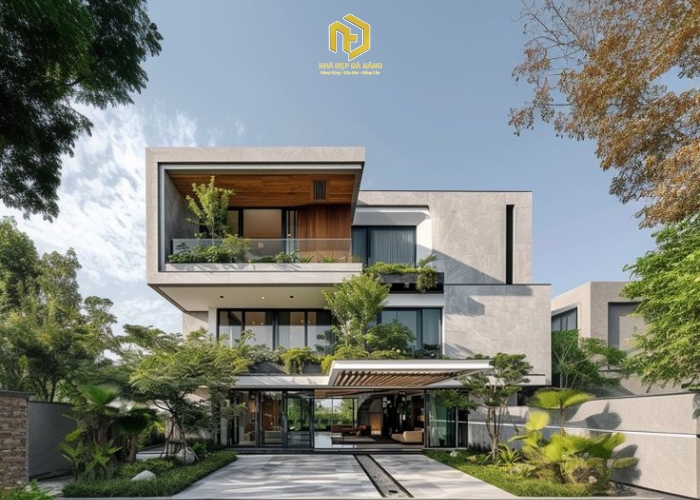 Thiết kế biệt thự 3 tầng theo phong cách Tropical Thiết kế biệt thự 3 tầng theo phong cách Tropical