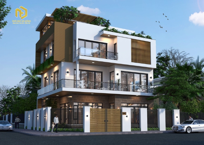 Thiết kế biệt thự hiện đại sang trọng, tối ưu không gian Thiết kế biệt thự hiện đại sang trọng, tối ưu không gian