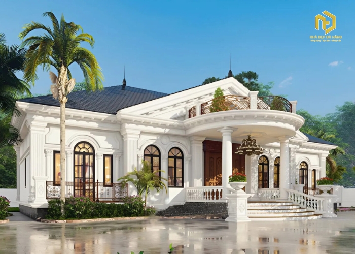 Thiết kế biệt thự tân cổ điển đẹp và sang trọng Thiết kế biệt thự tân cổ điển đẹp và sang trọng