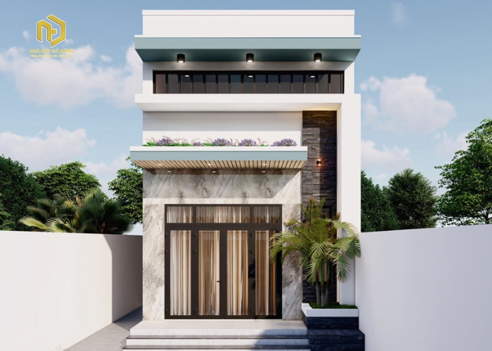 Thiết kế nhà cấp 4 có gác lửng đẹp, hiện đại Thiết kế nhà cấp 4 có gác lửng đẹp, hiện đại