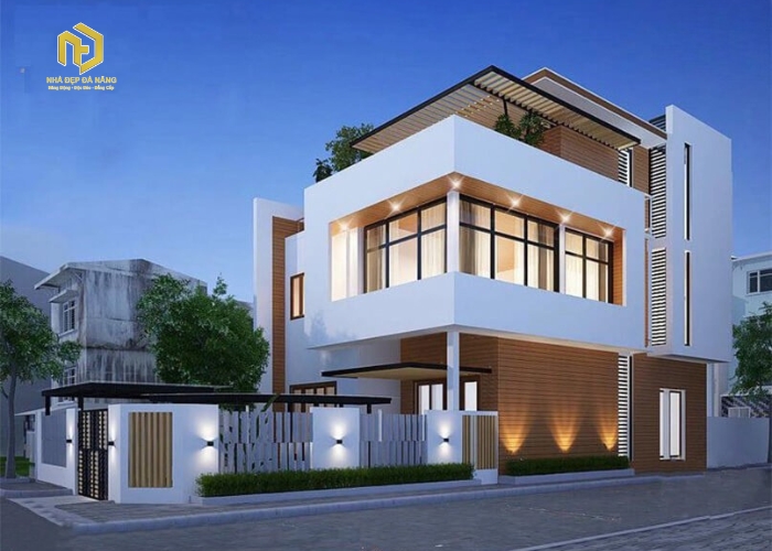 Thiết kế nhà phố 2 mặt tiền phong cách hiện đại Thiết kế nhà phố 2 mặt tiền phong cách hiện đại