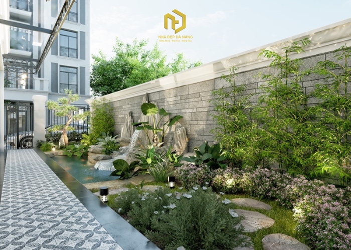 Thiết kế sân vườn nhà phố đẹp, hiện đại và ấn tượng